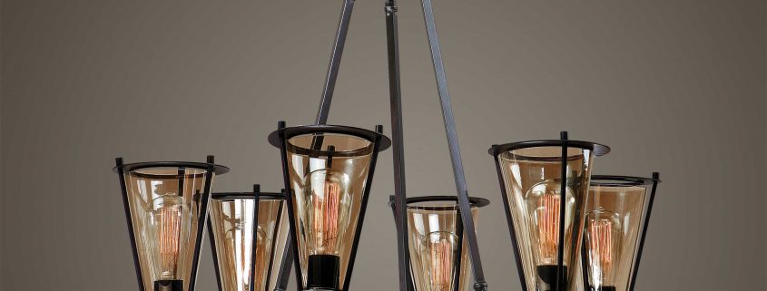 Frisco 6-Light Metal Chandelier