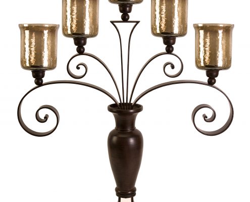 Spiral Tabletop Candelabra