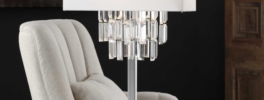 Resana Polished Nickel Lamp
