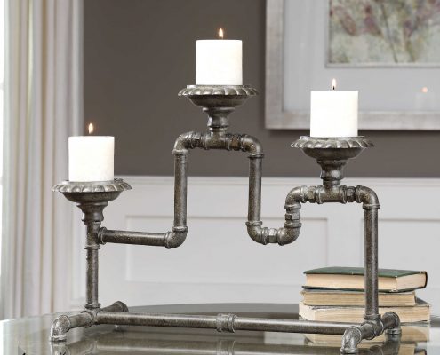 Bristow Industrial Candle Holder