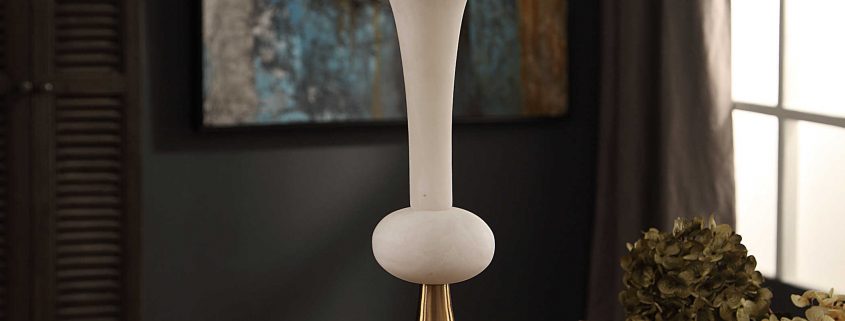 Carron Alabaster Candle Holder