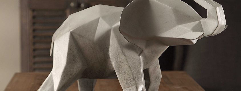 Duke Modern Elephant Sculpture