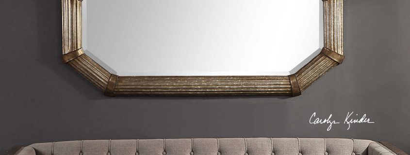 Gavin Rustic Modern Mirror