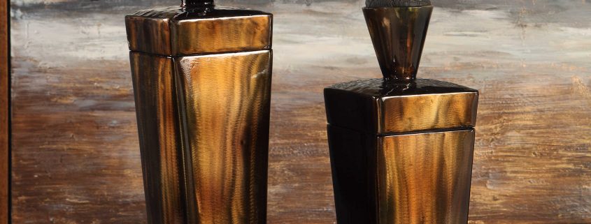 Lisa Rustic Steel Canisters
