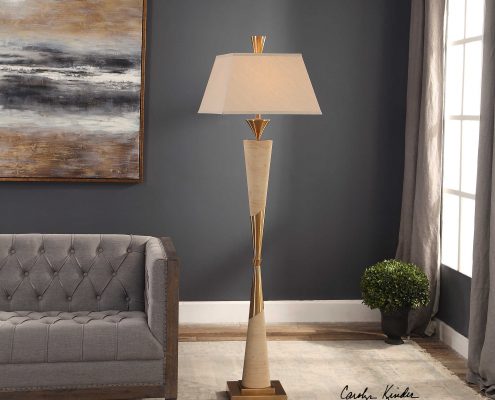 Saahir Mid-Mod Floor Lamp