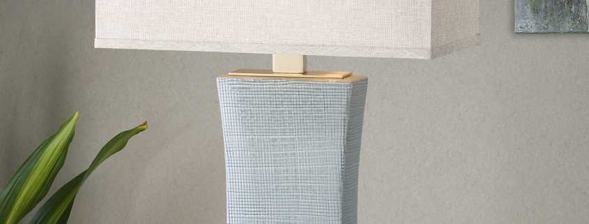 Cantarana Pale Blue Ceramic Lamp