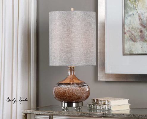 Judsonia Art Glass Lamp