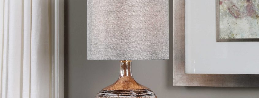 Judsonia Art Glass Lamp