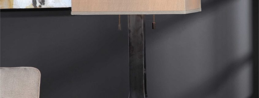 Eldric Bronze and Marble Table Lamp