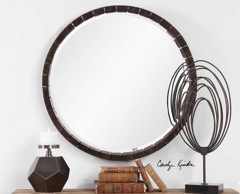 Islay Round Whiskey Barrel Mirror