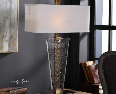 Kemper Art Glass Modern Lamp