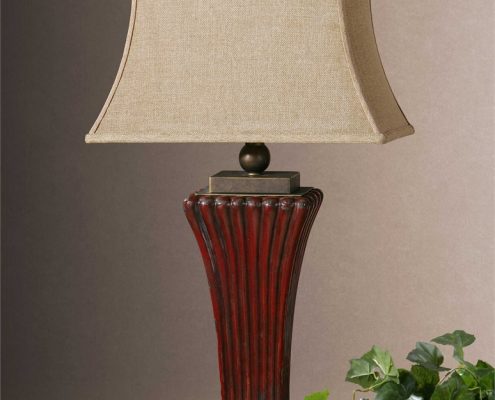 Rosso Dark Red Table Lamp