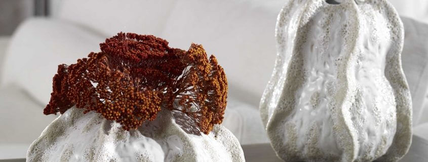 Urchin Coastal Vases by Carolyn Kinder for Uttermost.