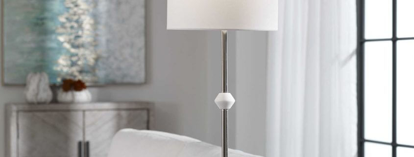 Chantilly White Buffet Lamp
