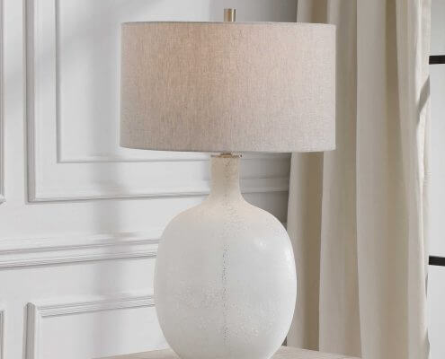 Whiteout Coastal Lamp by Carolyn Kinder